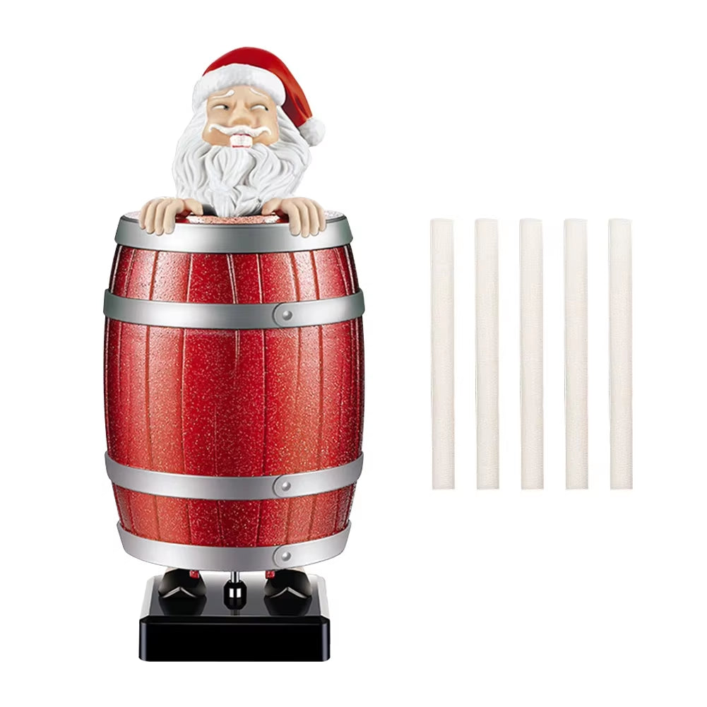 Santa Claus Cigarette Dispenser Santa Cigarette Holder Santa Barrel Cigarette Box Novelty Christmas Gift for Boyfriend Husband
