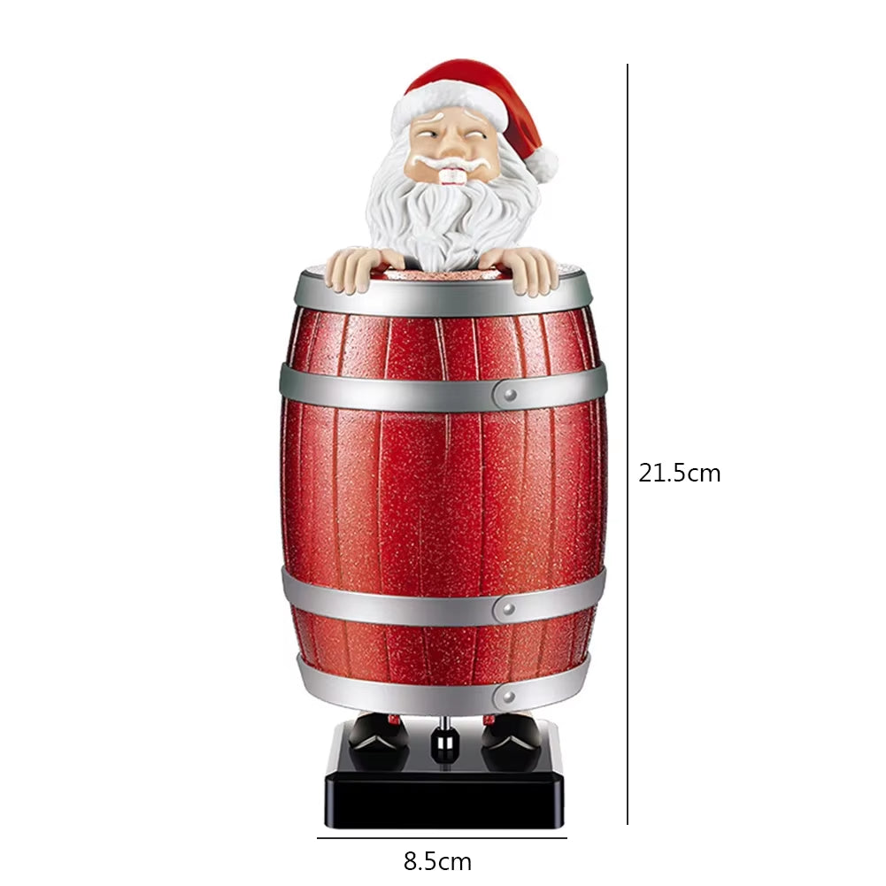 Santa Claus Cigarette Dispenser Santa Cigarette Holder Santa Barrel Cigarette Box Novelty Christmas Gift for Boyfriend Husband